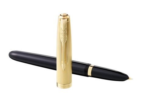 Pióro wieczne (F) - 18K PARKER 51 DELUXE BLACK GT 2123511, giftbox Pióro wieczne (F) - 18K PARKER 51 DELUXE BLACK GT 2123511, giftbox