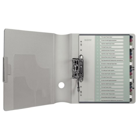 Przekładki plast. do nadruku tekstu na kartę, Leitz Style, 1-20 12390000 Przekładki plast. do nadruku tekstu na kartę, Leitz Style, 1-20 12390000
