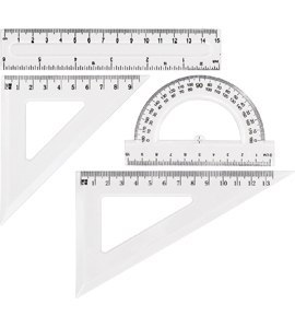 Zestaw geometryczny GR-031T, przezroczysty GRAND 130-1640 Zestaw geometryczny GR-031T, przezroczysty GRAND 130-1640