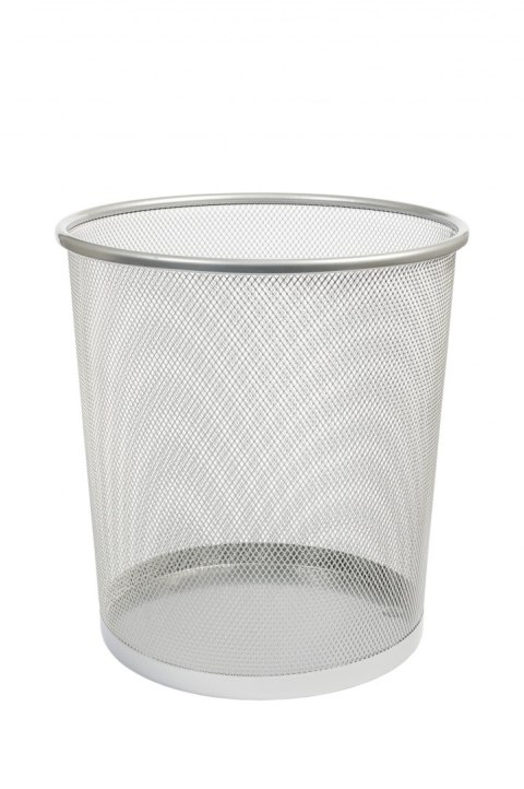 Kosz biurowy DOTTS 12L siatka srebrny 266x218x280mm Kosz biurowy DOTTS 12L siatka srebrny 266x218x280mm