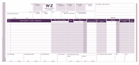 Wydanie materiału na zewnątrz WZ 1/3 A3, 80 kartek wielokopia, 10-361-2 DOTTS Wydanie materiału na zewnątrz WZ 1/3 A3, 80 kartek wielokopia, 10-361-2 DOTTS