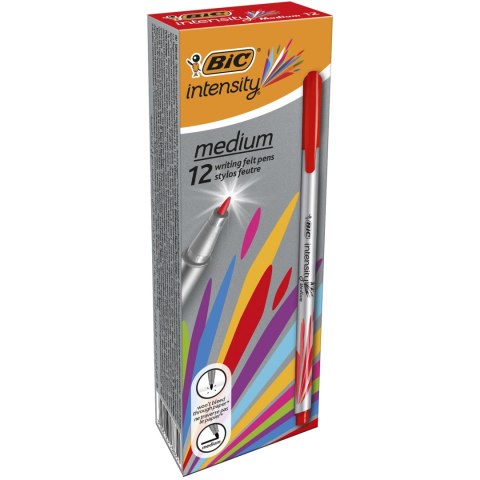 Cienkopis BIC Intensity Medium czerwony, 964847 Cienkopis BIC Intensity Medium czerwony, 964847