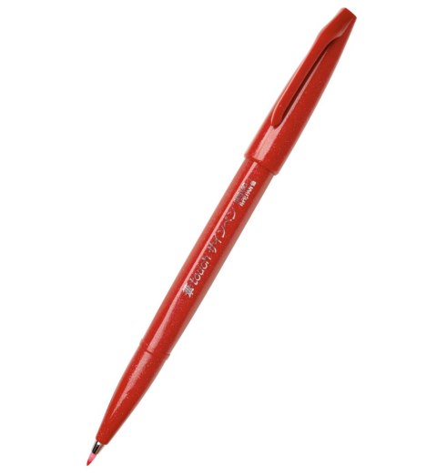 Pisak pędzelkowy do kaligrafii czerwony SES15-B PENTEL Pisak pędzelkowy do kaligrafii czerwony SES15-B PENTEL