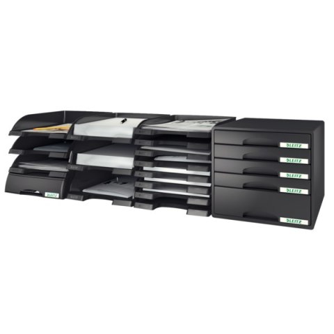 Półka na dokumenty LEITZ PLUS czarna 52272095 Półka na dokumenty LEITZ PLUS czarna 52272095