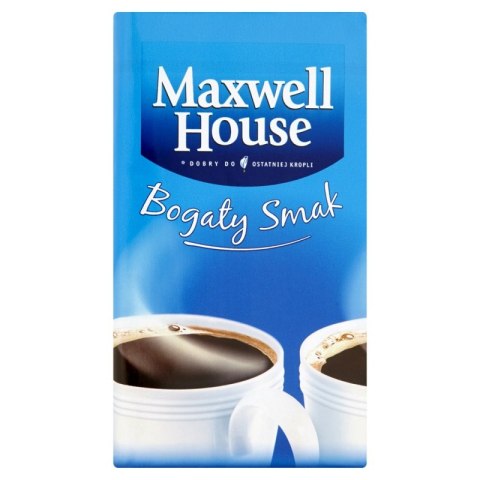 Kawa MAXWELL HOUSE BOGATY SMAK 250g mielona Kawa MAXWELL HOUSE BOGATY SMAK 250g mielona