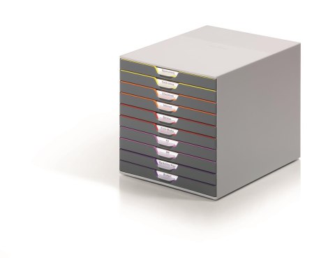 Pojemnik VARICOLOR z 10 szufladkami DURABLE 7610-27 Pojemnik VARICOLOR z 10 szufladkami DURABLE 7610-27