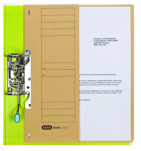 Skoroszyt kartonowy ELBA 1/2 A4, hakowy, beżowy, 100551891