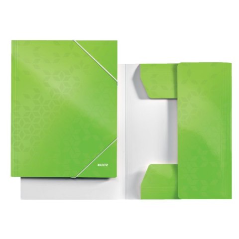 Teczka kartonowa z gumką LEITZ jasno zielona WOW 39820054 Teczka kartonowa z gumką LEITZ jasno zielona WOW 39820054