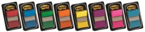 Zakładki indeksujące POST-IT (680-23), PP, 25,4x43,2mm, 50 kart., jaskrawoniebieskie Zakładki indeksujące POST-IT (680-23), PP, 25,4x43,2mm, 50 kart., jaskrawoniebieskie