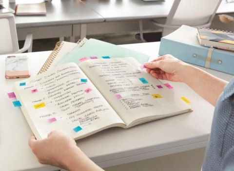 Zakładki indeksujące POST-IT (680-23), PP, 25,4x43,2mm, 50 kart., jaskrawoniebieskie Zakładki indeksujące POST-IT (680-23), PP, 25,4x43,2mm, 50 kart., jaskrawoniebieskie