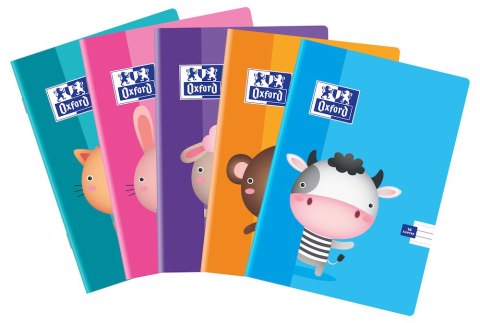 Zeszyt A5 16k, linia podwójna, OXFORD, KIDS 400092585 Zeszyt A5 16k, linia podwójna, OXFORD, KIDS 400092585