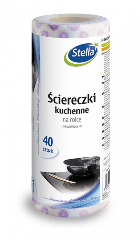 Ściereczki uniwersalne na rolce 40szt. PS-2954 STELLA Ściereczki uniwersalne na rolce 40szt. PS-2954 STELLA