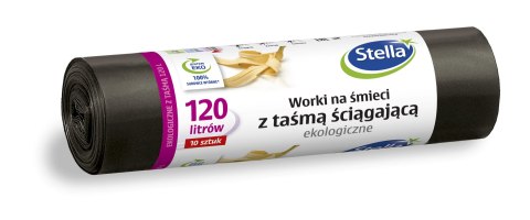 Worki na śmieci ekologiczne 120l Stella 004171 Worki na śmieci ekologiczne 120l Stella 004171