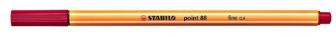 Cienkopis STABILO point 88/50 0.4mm ciemna czerwień Cienkopis STABILO point 88/50 0.4mm ciemna czerwień