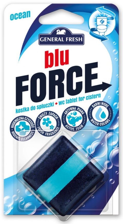Kostka do WC BLU FORCE do spłuczki 50g morze GENERAL FRESH Kostka do WC BLU FORCE do spłuczki 50g morze GENERAL FRESH