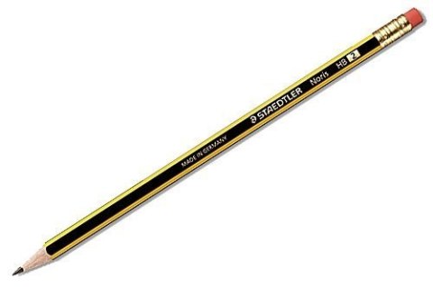 Ołówek drewniany NORIS 122 z gumką HB S122 STAEDTLER Ołówek drewniany NORIS 122 z gumką HB S122 STAEDTLER