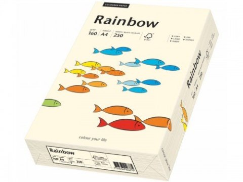 Papier xero kolorowy A4 160g kremowy R03 RAINBOW 88042257 Papier xero kolorowy A4 160g kremowy R03 RAINBOW 88042257