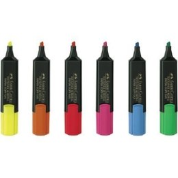 Zakreślacz TEXTLINER 48, 6 kolorów + 2szt gratis, etui, FABER-CASTELL 154862 FC