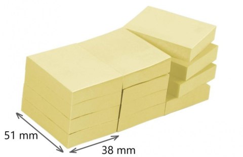Bloczki 3M POST-IT 653 38x51mm żółte 3x100kartek FT510060476 Bloczki 3M POST-IT 653 38x51mm żółte 3x100kartek FT510060476