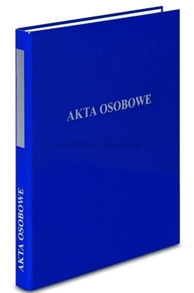 Segregator A4/2, dwuringowy, AKTA OSOBOWE niebieski VAUPE, 030/03 Segregator A4/2, dwuringowy, AKTA OSOBOWE niebieski VAUPE, 030/03