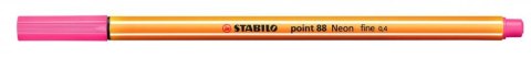 Cienkopis STABILO point 88/040 nenowy czerwony Cienkopis STABILO point 88/040 nenowy czerwony