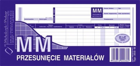 355-8 MM Przesunięcie materiałów międzymagazynowe wielokopia 1/3 A4 MICHALCZYK I PROKOP