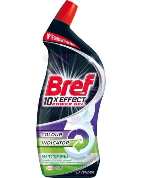 BREF Płyn żel do WC Excellence Color Aktiv 700ml Lavender *311235 BREF Płyn żel do WC Excellence Color Aktiv 700ml Lavender *311235