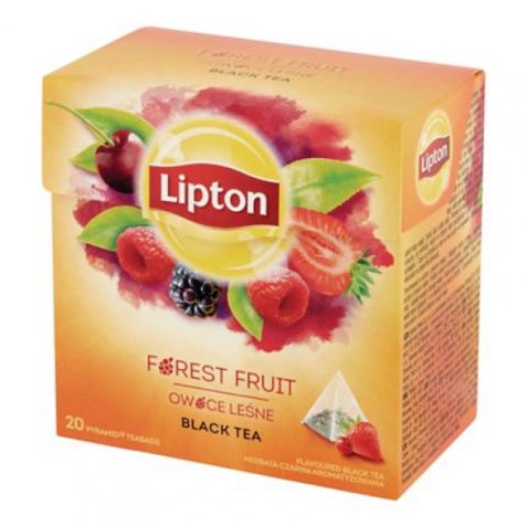 Herbata LIPTON PIRAMID FOREST FRUIT owoce leśne (20 saszetek) czarna Herbata LIPTON PIRAMID FOREST FRUIT owoce leśne (20 saszetek) czarna