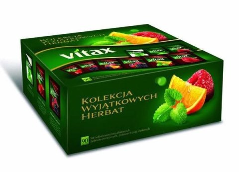 Herbata VITAX KOLEKCJA PRZYJE.MIX owoc 90kop 9 smaków Herbata VITAX KOLEKCJA PRZYJE.MIX owoc 90kop 9 smaków