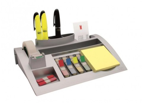 Organizer SCOTCH (C50), srebrny, taśma, zakładki, bloczek GRATIS Organizer SCOTCH (C50), srebrny, taśma, zakładki, bloczek GRATIS