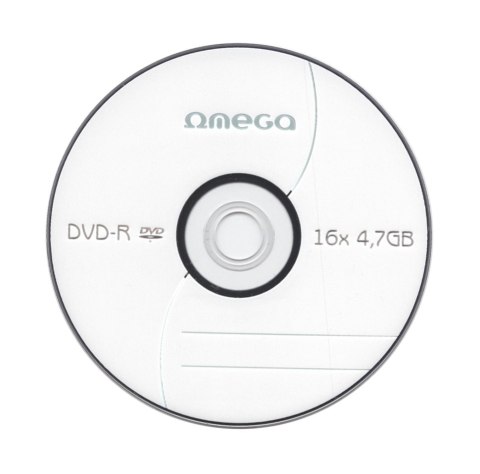 Płyta OMEGA DVD-R 4,7GB 16X KOPERTA (1) OMD16K1- -a