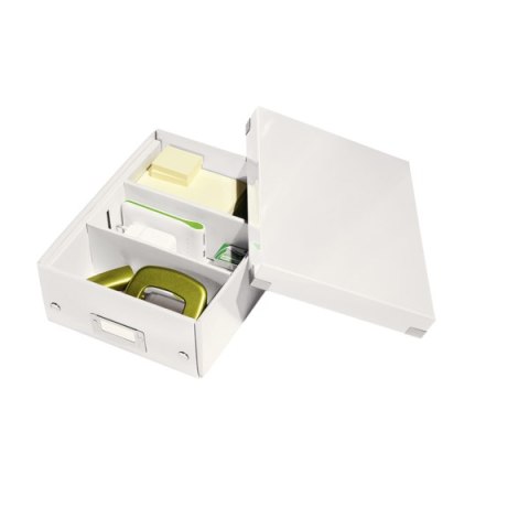 Pudełko z przegródkami LEITZ C&S małe białe 60570001 Pudełko z przegródkami LEITZ C&S małe białe 60570001