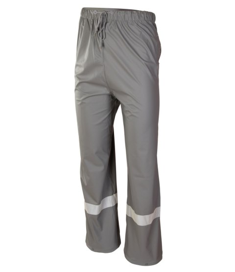 GROSVENOR PU SPODNIE DO PASA - Stalowy