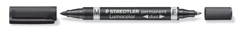 Foliopis LUMOCOLOR DUO czarny 348-9 STAEDTLER Foliopis LUMOCOLOR DUO czarny 348-9 STAEDTLER