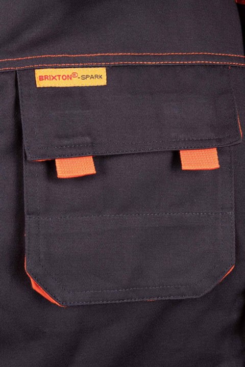 KAMIZELKA BRIXTON SPARK - Granatowy KAMIZELKA BRIXTON SPARK - Granatowy