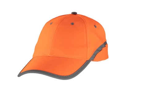 CZAPKA BASEBALL ODBLASK - Pomarańczowy uniwersalny CZAPKA BASEBALL ODBLASK - Pomarańczowy uniwersalny