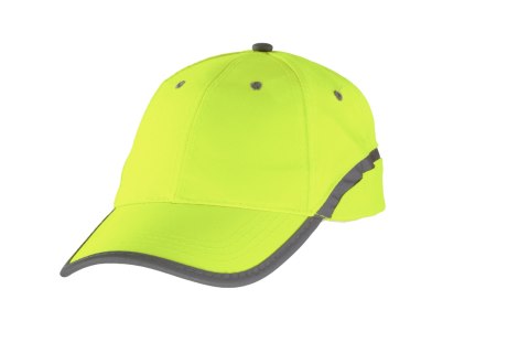 CZAPKA BASEBALL ODBLASK - Żółty uniwersalny