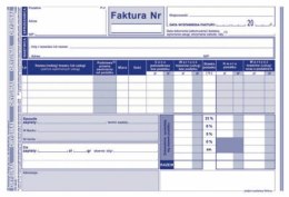 Faktura VAT netto (pełna) A5, 80 kartek (1+2) 10-103-3E DOTTS
