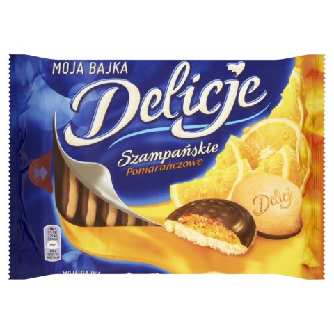 Ciastka DELICJE Szampańskie pomarańcza 294g Ciastka DELICJE Szampańskie pomarańcza 294g