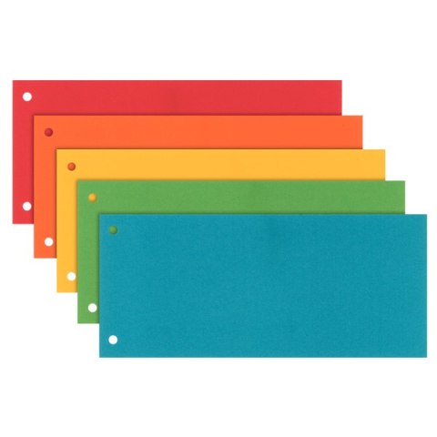 Przekładki 1/3 A4 Maxi Esselte, mix kolorów, 100 szt., 624450 Przekładki 1/3 A4 Maxi Esselte, mix kolorów, 100 szt., 624450