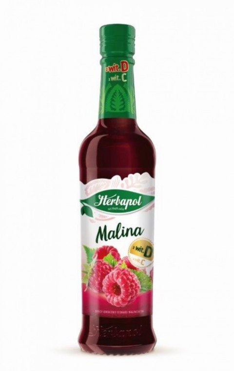 Syrop HERBAPOL Owocowa Spiżarnia Malina 420ml Syrop HERBAPOL Owocowa Spiżarnia Malina 420ml