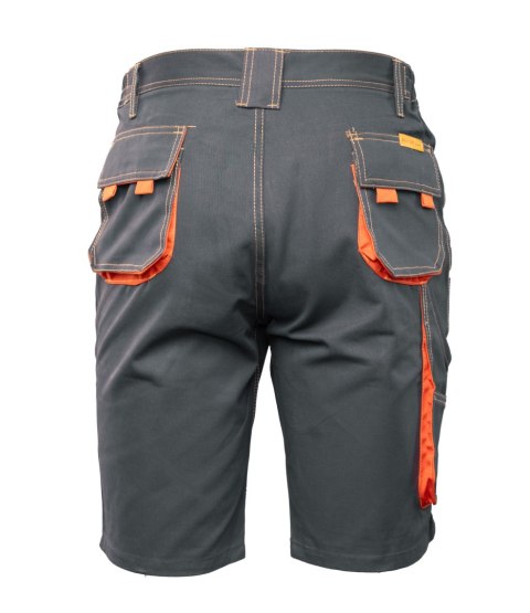 SPODNIE KRÓTKIE 100% BAWEŁNA -BRIXTON SPARK - C.Stal