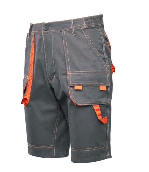 SPODNIE KRÓTKIE 100% BAWEŁNA -BRIXTON SPARK - C.Stal