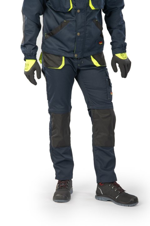 BRIXTON PRACTICAL SPODNIE DO PASA - ODPINANE NOGAWKI - Granat/Żółty