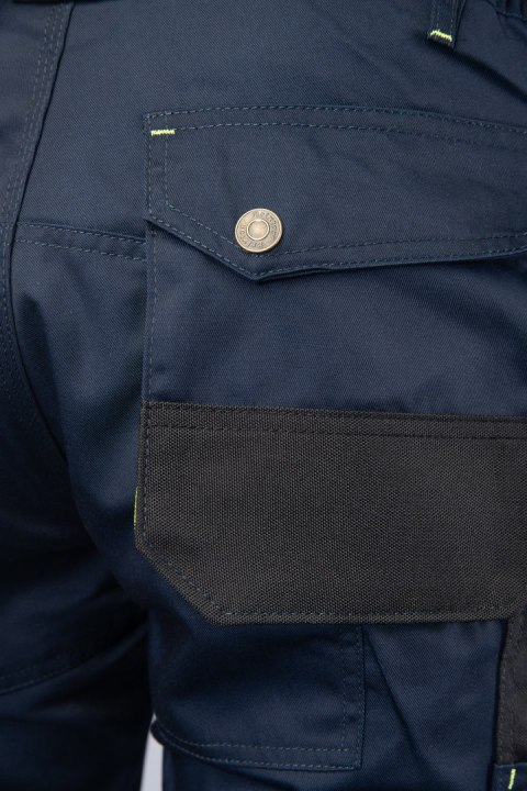 BRIXTON PRACTICAL SPODNIE DO PASA - ODPINANE NOGAWKI - Granat/Żółty