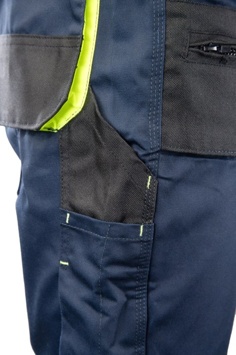 BRIXTON PRACTICAL SPODNIE DO PASA - ODPINANE NOGAWKI - Granat/Żółty