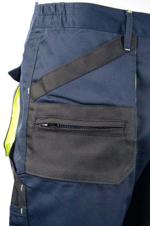 BRIXTON PRACTICAL SPODNIE DO PASA - ODPINANE NOGAWKI - Granat/Żółty