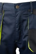 BRIXTON PRACTICAL SPODNIE DO PASA - ODPINANE NOGAWKI - Granat/Żółty