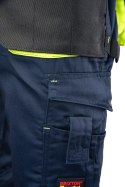 BRIXTON PRACTICAL SPODNIE DO PASA - ODPINANE NOGAWKI - Granat/Żółty