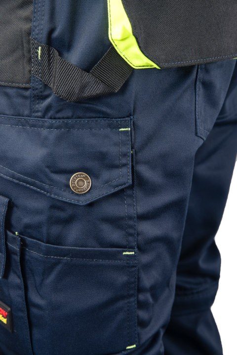 BRIXTON PRACTICAL SPODNIE DO PASA - ODPINANE NOGAWKI - Granat/Żółty